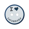 Knopf I love Papa & Mama