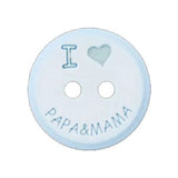 Knopf "I love Papa & Mama"