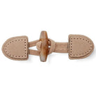 Knebelknopfverschluss beige