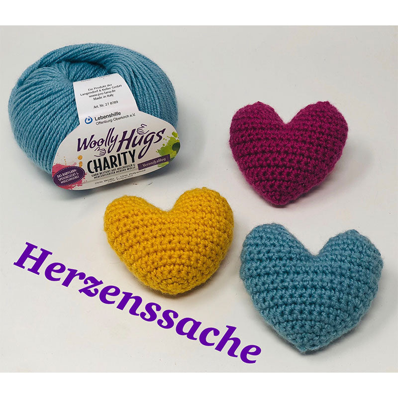 Gehäkelte Herzen "Charity" LK4139