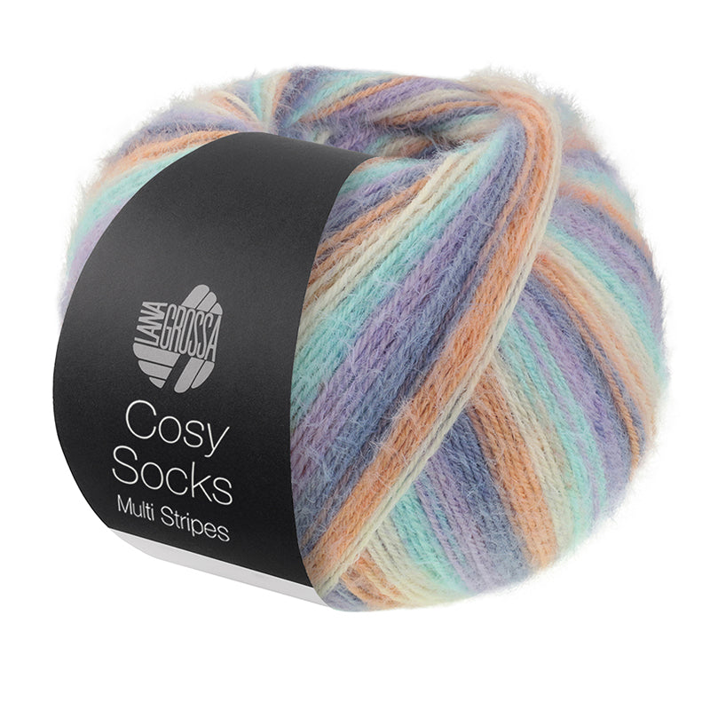 Meilenweit 100 Cosy Socks Multi Stripes