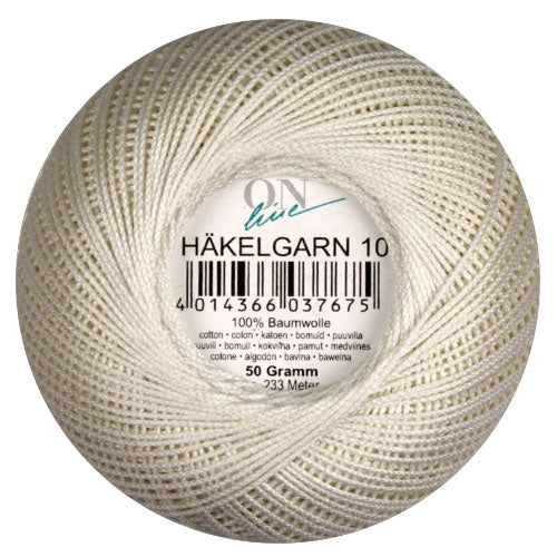 Häkelgarn Stärke 10 creme