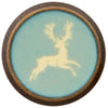 Metallknopf Hirsch h´blau 23mm
