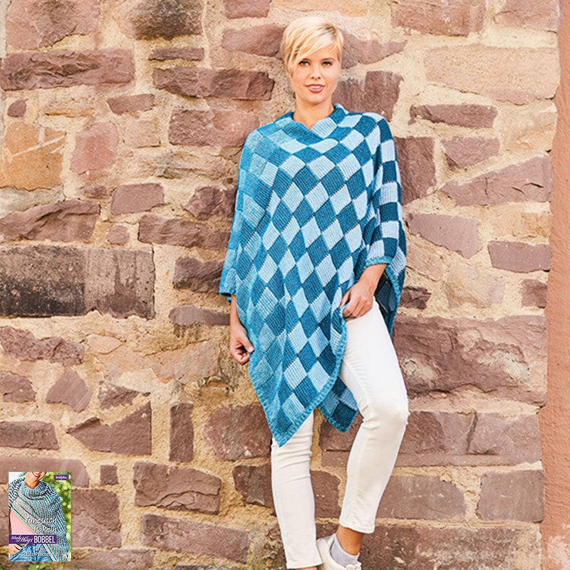 Damenponcho "Bobbel Cotton" LK4120
