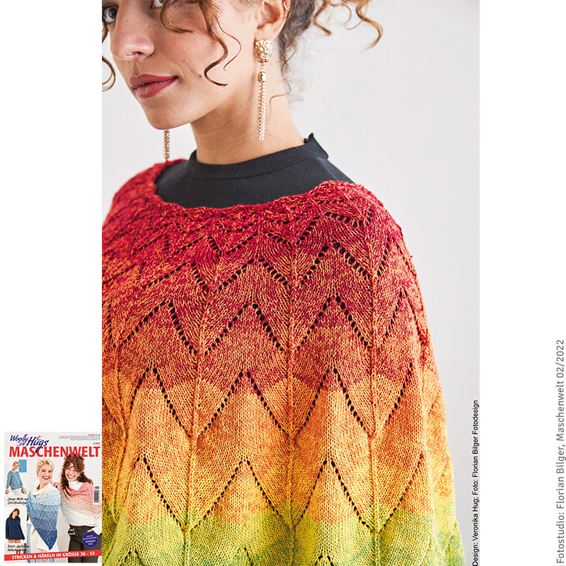 Kurzponcho "Bobbel Cotton XXL" LK4506