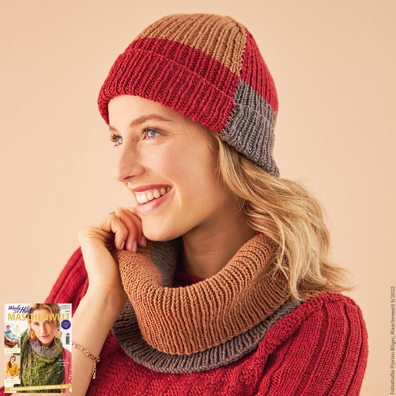 Mütze mit Loop "Merino Stretch" LK4574