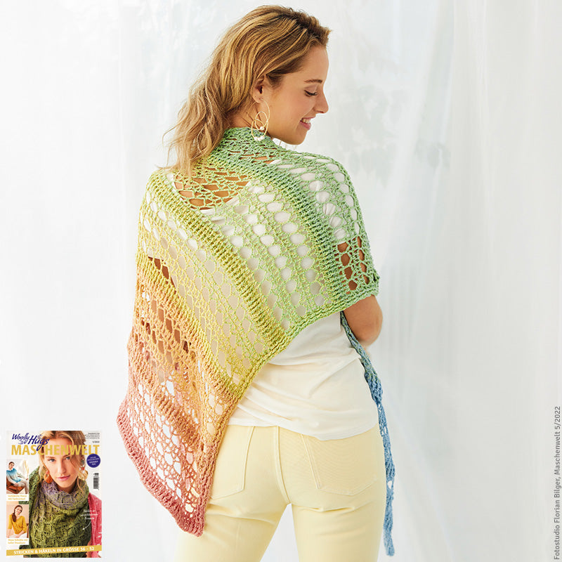 Dreiecktuch "Bobbel Cotton" LK4585