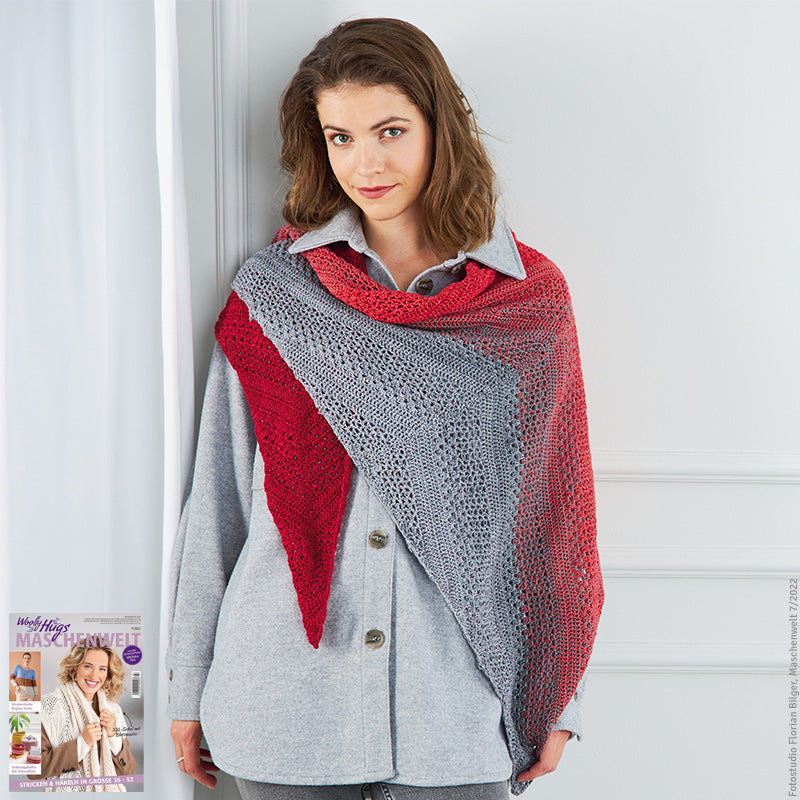 Dreiecktuch "Bobbel Cotton XXL" LK4610
