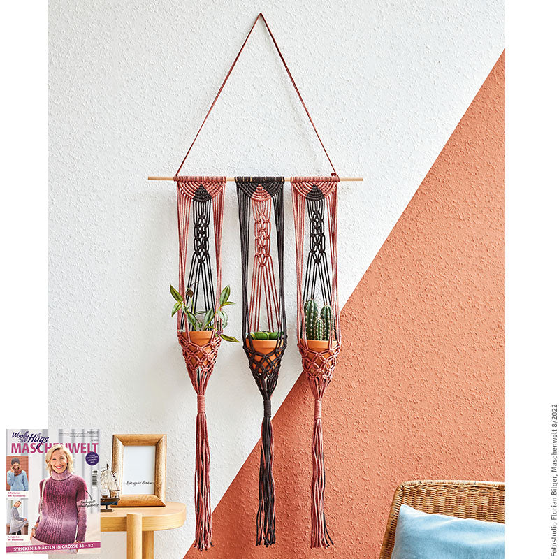Blumenampel "Macramé" LK4633