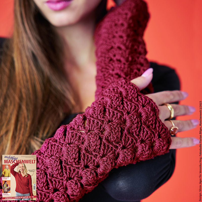 Mütze und Armstulpen "Merino Stretch" LK4638