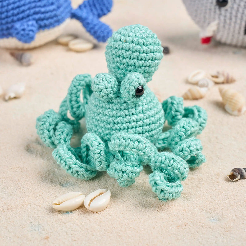 Gehäkelter Oktopus "Basic Cotton" 109361.8