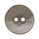 Perlmuttknopf grau 12mm