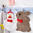Topflappen Hase und Huhn "Catania Grande" SM2013