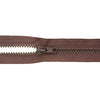 Reißverschluss braun 80cm