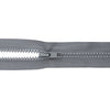 Reißverschluss grau 75cm