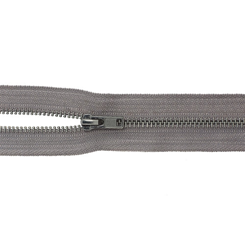 Reißverschluss grau 14cm