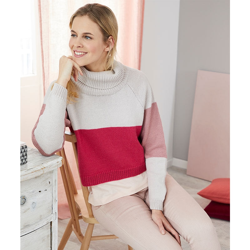 Damenkurzpullover "Merino Extrafine 120" 759109