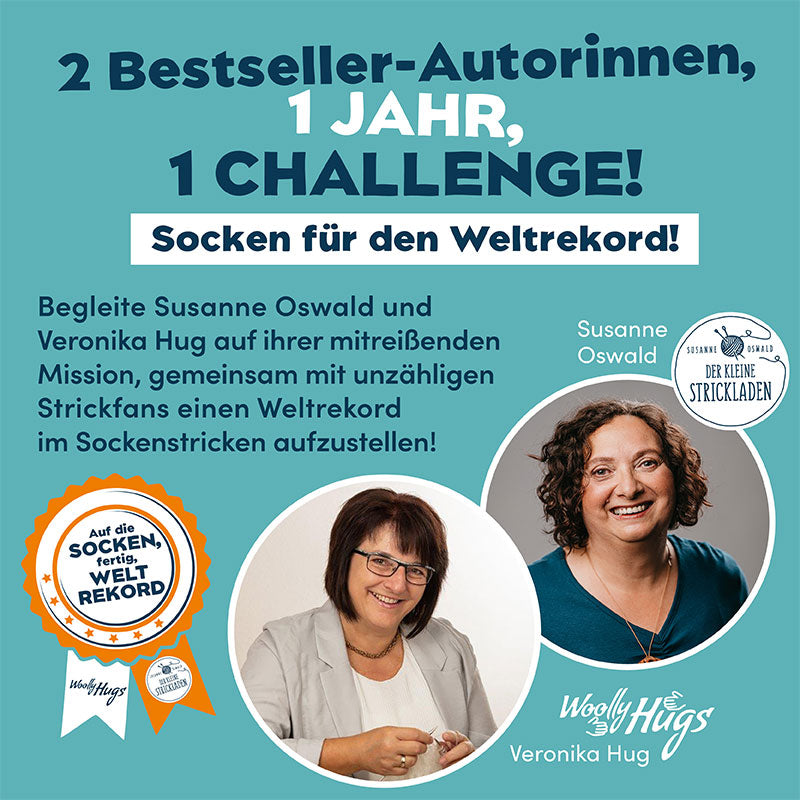 Woolly Hugs - Weltrekord Sockenwolle